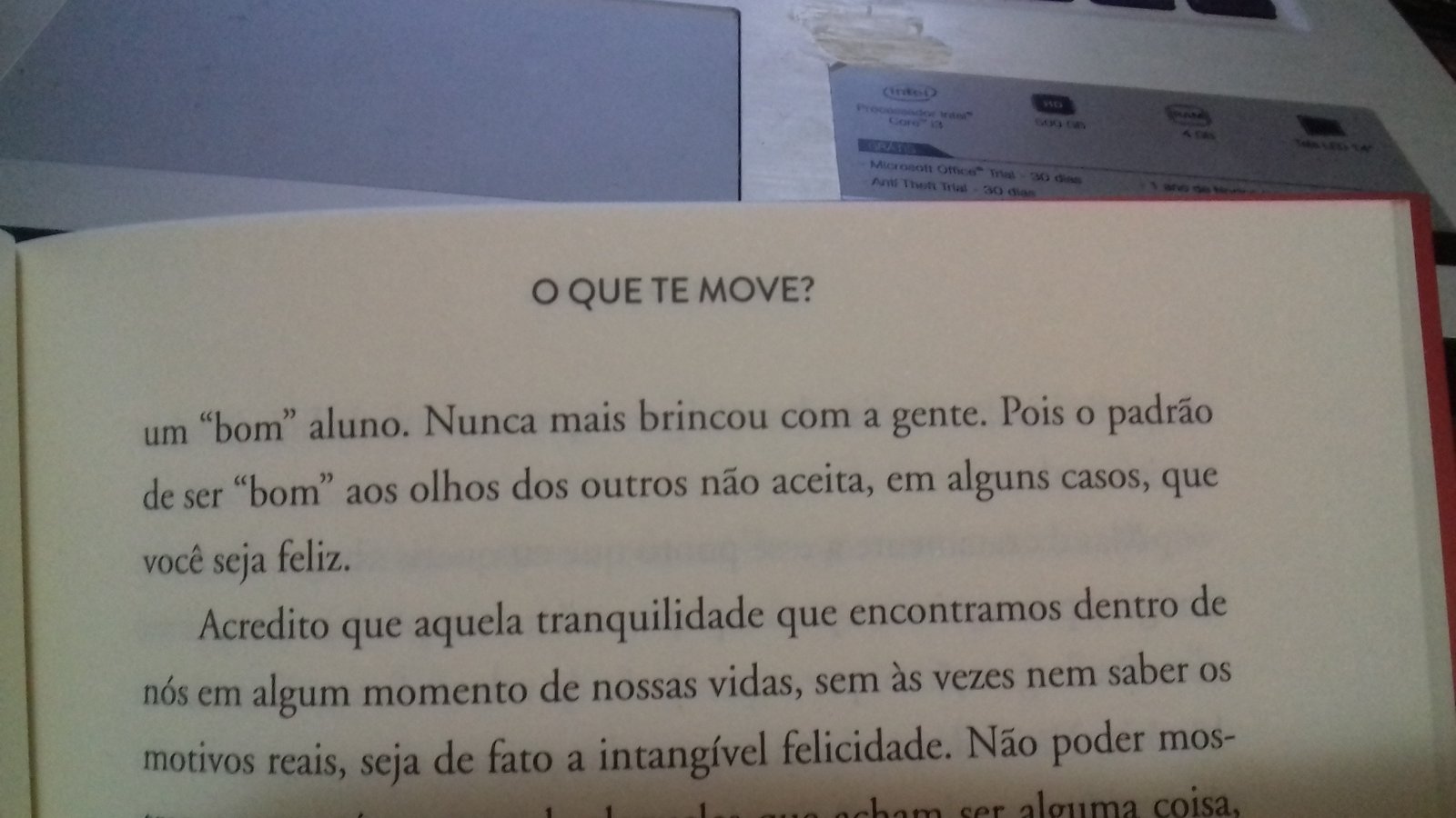 N]ao gosto de passar marcador em livros, mas esse trecho foi um dos mais marcantes no livro